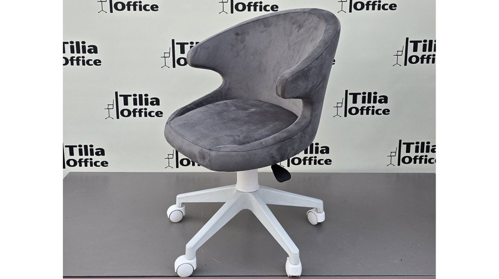 Coket Çocuk Çalışma Koltuğu Beyaz Ayak Koyu Gri